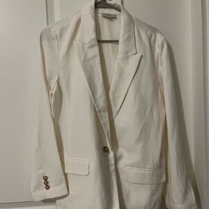 Elegant White Loft Blazer